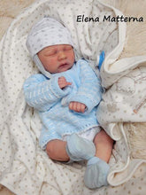 Load image into Gallery viewer, Reborn Doll kit realborn "ALMA ASLEEP" 19" (48cm)