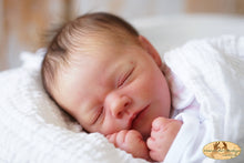 Load image into Gallery viewer, Reborn Doll kit realborn "BROOKLYN ASLEEP" 19" (48cm)