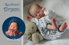 Load image into Gallery viewer, Doll kit realborn "BRYSON ASLEEP" 18"