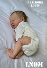 Load image into Gallery viewer, Reborn Doll kit realborn "LOUIS ASLEEP" 18"
