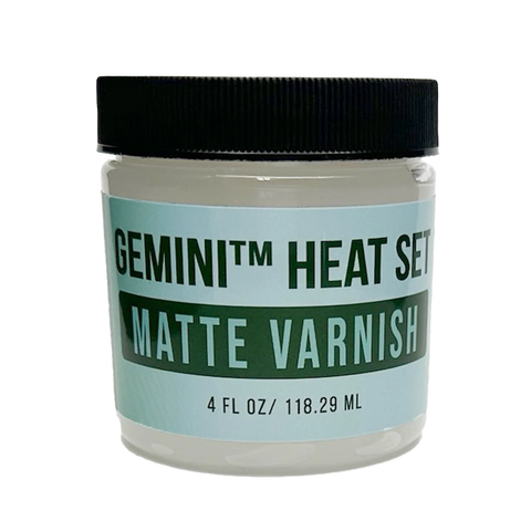 GEMINI HEAT SET MATTE VARNISH  4 oz 