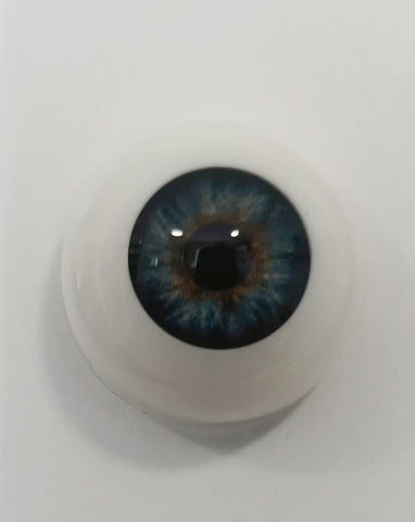 Acrylic doll eyes - BERRY BLUE.  20mm, 22mm 