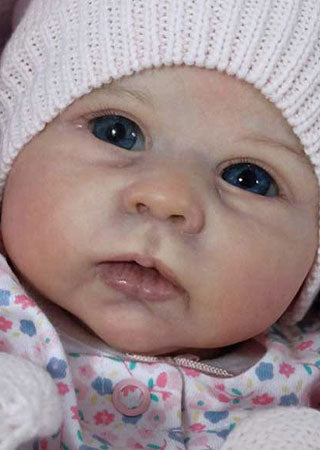 Reborn Doll HEAD CATRIN 18" (46cm) by Linda Murray 
