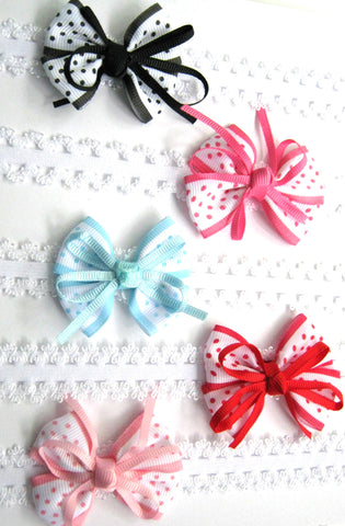DOLL HEADBANDS for 19-22" dolls Dotty Bows 