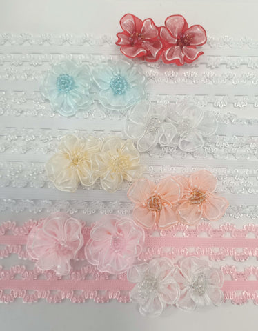 DOLL HEADBANDS for 16-18" dolls  (FLOWERS) 