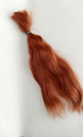 MOHAIR RED  Slight wave 10gms 