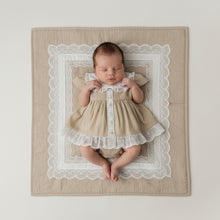 Load image into Gallery viewer, BABY DRESS SET (2 piece) size PREM. BEIGE
