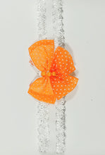 Load image into Gallery viewer, DOLL HEADBANDS for Prem and Newborn dolls ORANGE BUTTERFLY
