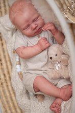 Load image into Gallery viewer, Doll kit realborn "CHARLIE ASLEEP" 19" (48cm)
