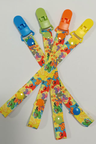 Dummy clips SESAME STREET Yellow 