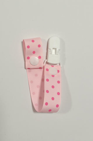 Dummy clips PINK DOTS 