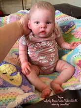 Load image into Gallery viewer, Reborn Doll Head. PEYTON by Bonnie Sieben 20"
