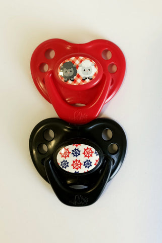 Honeybug Sweetheart Magnetic Dummy RED with sticker for Reborn Dolls (Newborn) 