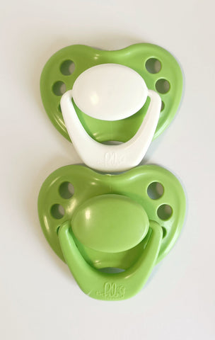 Honeybug Sweetheart Magnetic Dummy APPLE GREEN for Reborn Dolls (Newborn/Toddler) 