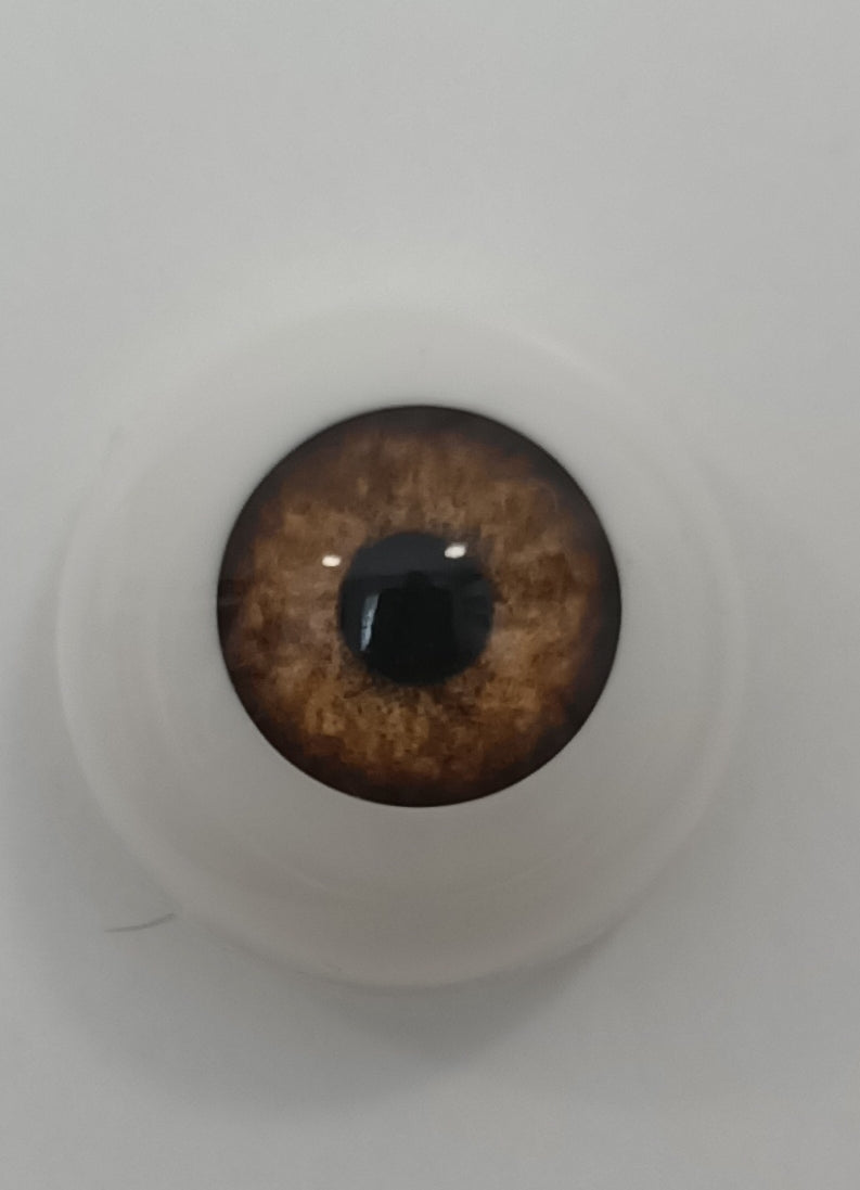 Acrylic doll eyes - HAZEL 22mm,