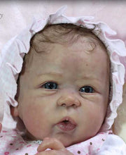 Load image into Gallery viewer, Reborn Doll HEAD ANNA 19" (48cm) by Linda Murray
