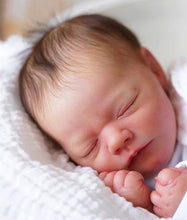 Load image into Gallery viewer, Reborn Doll Head BROOKLYN ASLEEP from an 19" (50 cm) doll
