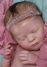 Load image into Gallery viewer, Reborn Doll Head ELIZABETH ASLEEP from an 20" (51 cm) doll
