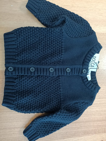Newborn Navy Cardigan 