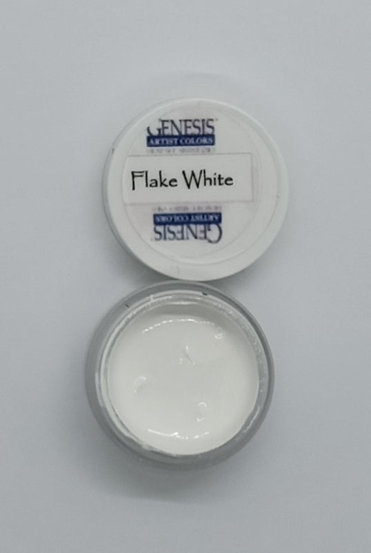 Genesis Heat Set Paint FLAKE WHITE (6gm)