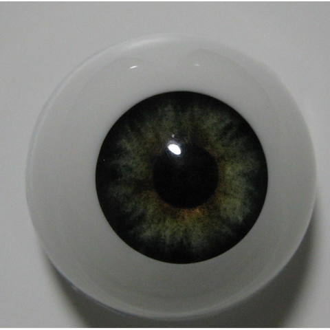 Acrylic doll eyes - EVERGREEN 18mm, 20mm, 22mm, 24mm 