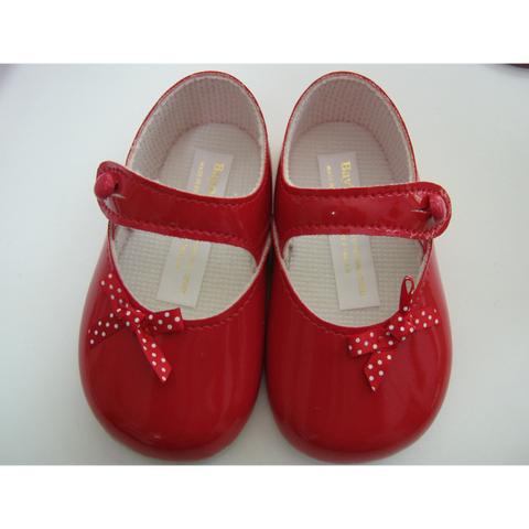 Reborn/Baby shoes. Red Patent. 6-12 mths size. 