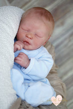 Load image into Gallery viewer, Reborn Doll kit realborn &quot;DARREN ASLEEP&quot; 17.5&quot; (43cm)

