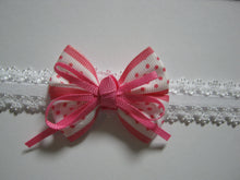 Load image into Gallery viewer, DOLL HEADBANDS for 19-22&quot; dolls Dotty Bows
