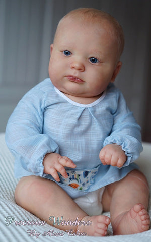 Doll kit realborn "JOSEPH AWAKE" 3 month old 23" 