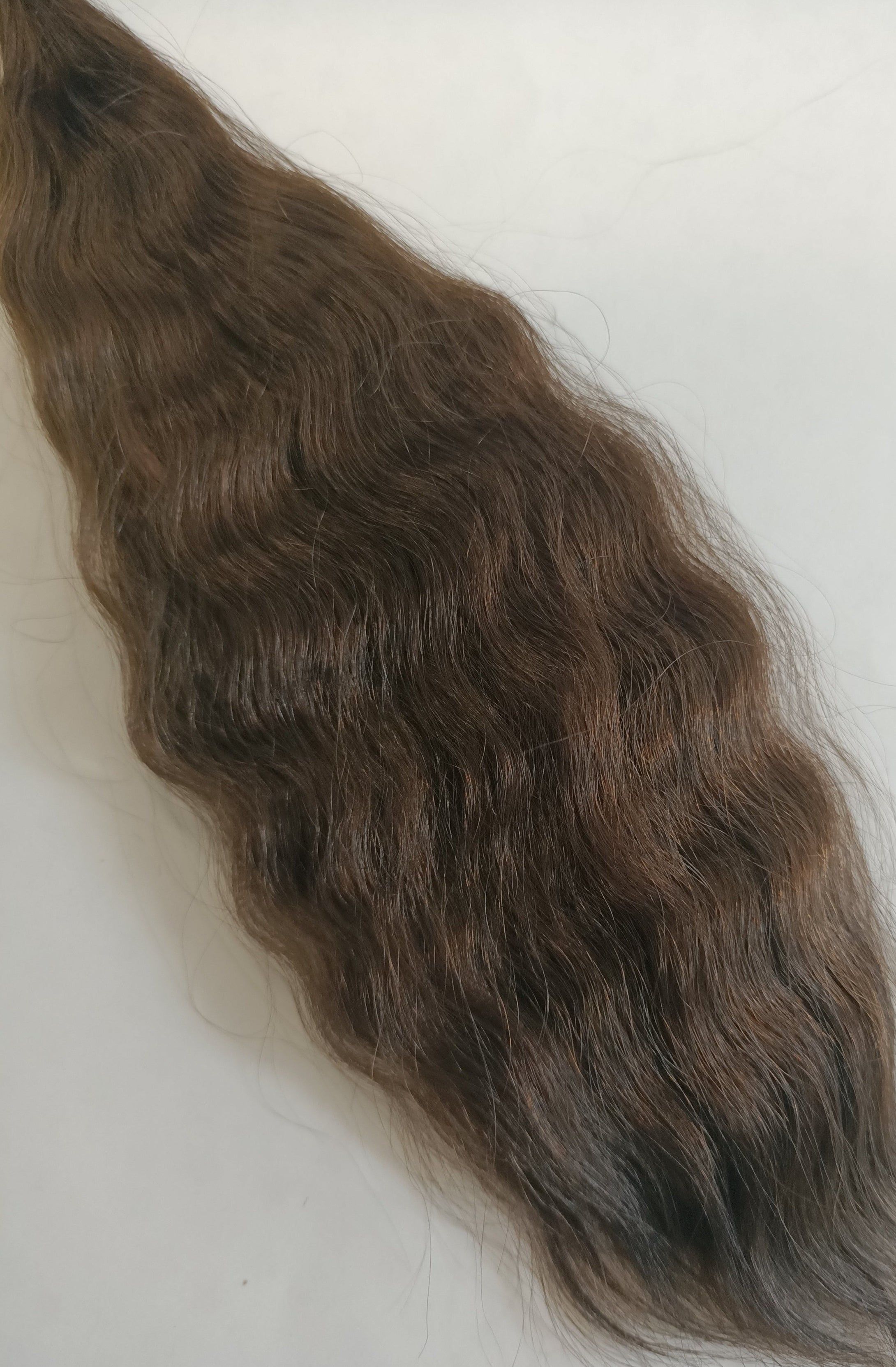 MOHAIR DARK CHOCOLATE Slight wave  10gms