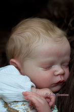 Load image into Gallery viewer, Doll kit realborn "CHRISTOPER ASLEEP" 18.5"
