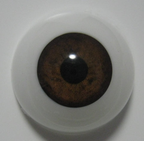 Acrylic doll eyes - BROWN 16mm, 18mm, 20mm, 22mm, 24mm 