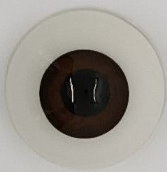 Acrylic doll eyes - CHOCOLATE 18mm