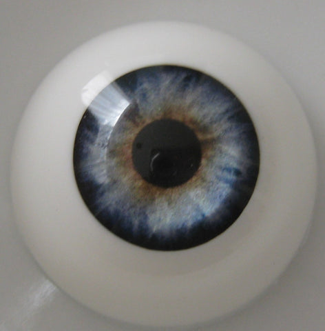 Acrylic doll eyes - HEAVENLY BLUE. 18mm, 20mm, 22mm, 24mm 