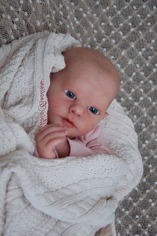 Doll kit realborn "EVELYN AWAKE" 19" (48cm) 