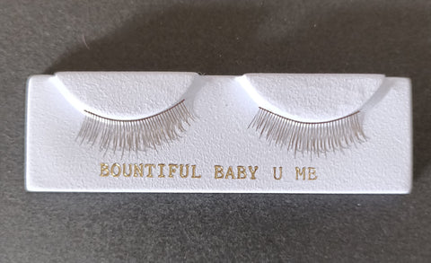 Wispy single lashes  MEDIUM BROWN 