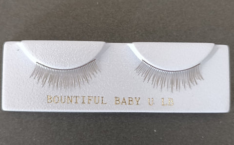 Wispy Single Lashes.  LIGHT BROWN 