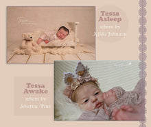 Load image into Gallery viewer, Doll kit realborn &quot;TESSA AWAKE&quot; 19.5&quot; (49cm)
