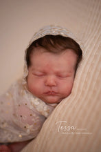 Load image into Gallery viewer, Reborn Doll kit realborn &quot;TESSA ASLEEP&quot; 19.5&quot; (49cm)
